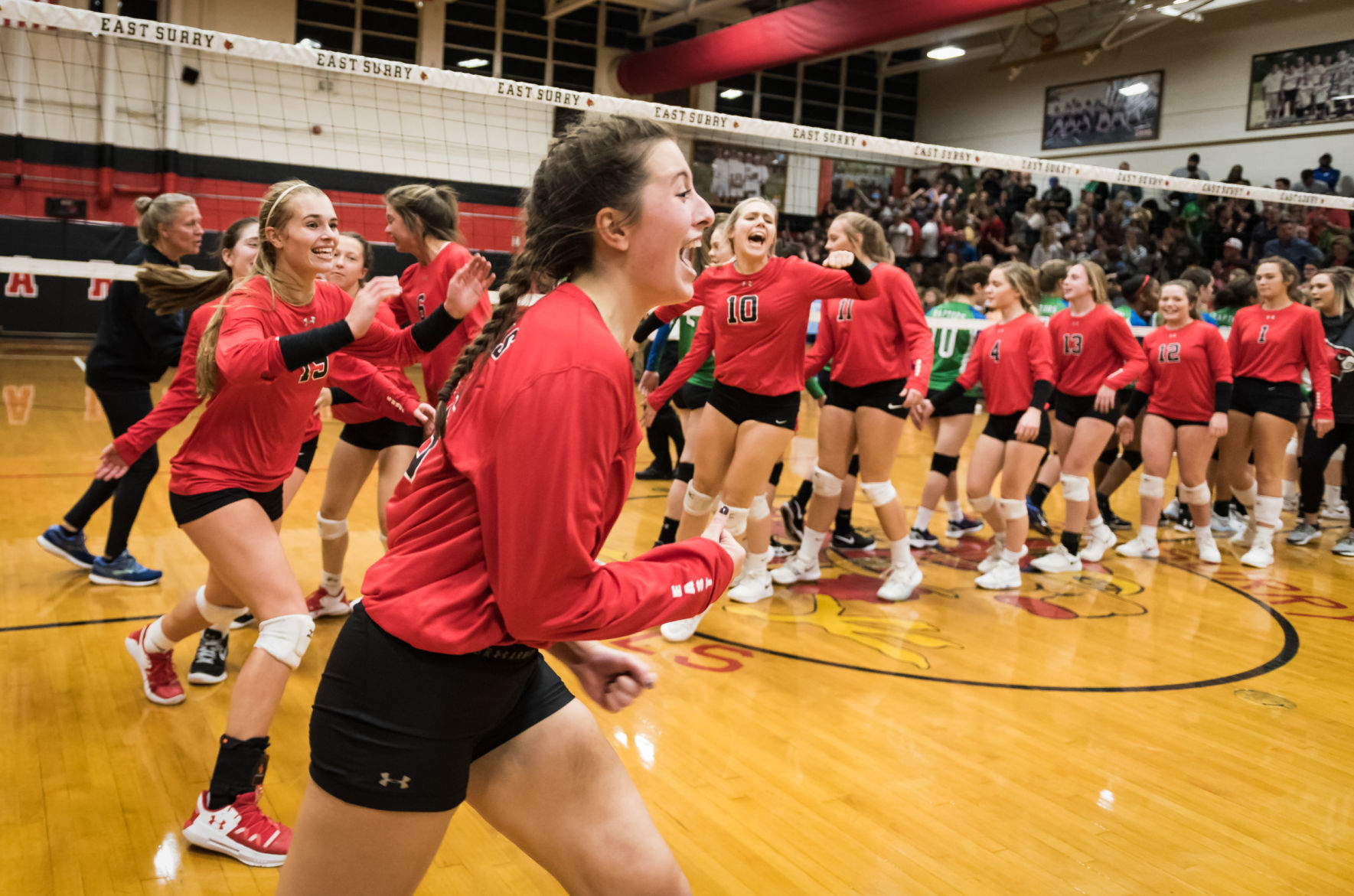 East Surry Mount Holly Mountain Island Charter Volleyball